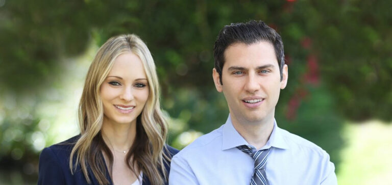 headshot of professional couple karen and michael aurit