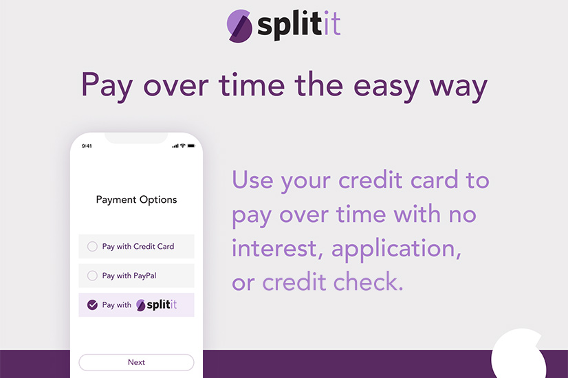 Informational text explaining Splitit