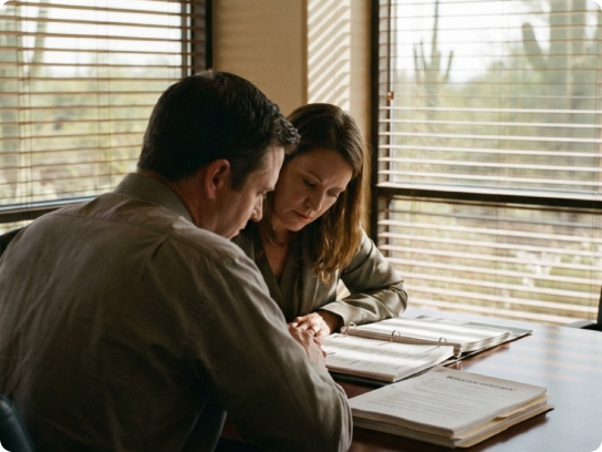 Spousal support mediation meeting