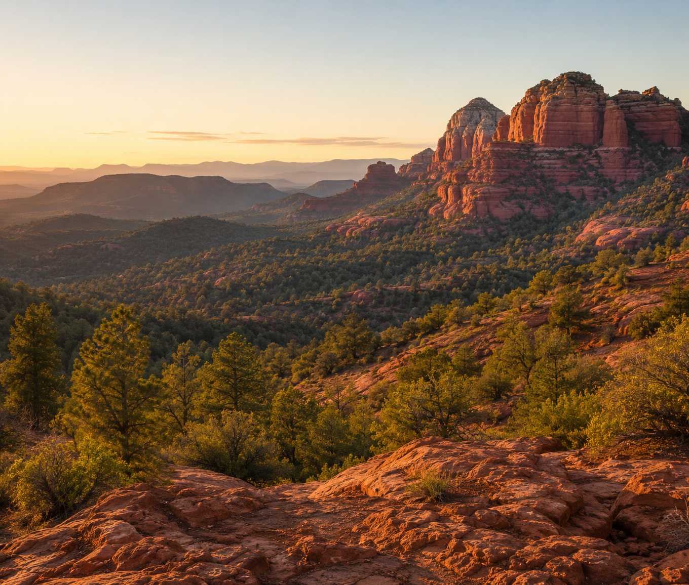 Desert landscape representative of Maricopa County, Arizona