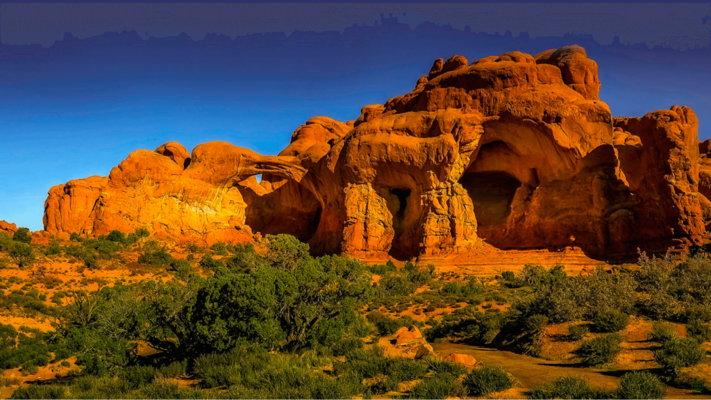 This is an image of a rugged landscape in Utah.