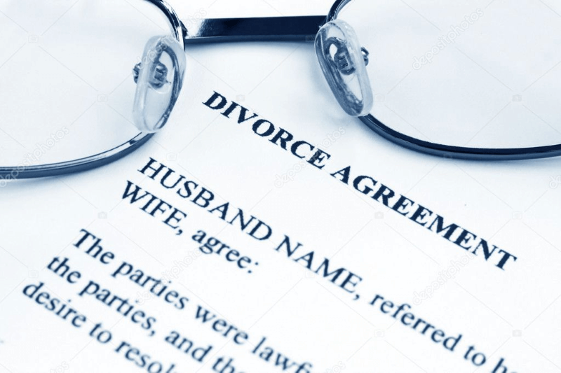 A sample divorce agreement